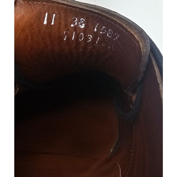 Allen Edmonds Academy 11 D Black Leather Plain Toe Shoes Dress Casual Formal main image 6